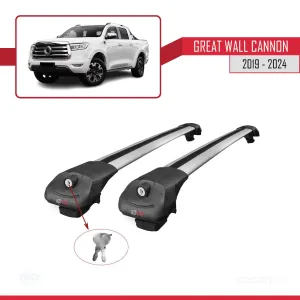 Great Wall Cannon P71 2019 ve Sonrası ile uyumlu ACE-1 Ara Atkı Tavan Barı GRİ - Görsel 4