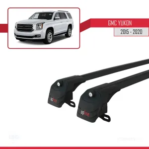 GMC Yukon 2015-2020 Arası ile uyumlu ACE-2 Ara Atkı Tavan Barı SİYAH thumb 4