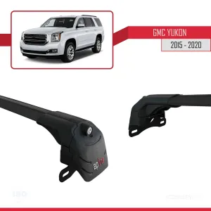 GMC Yukon 2015-2020 Arası ile uyumlu ACE-2 Ara Atkı Tavan Barı SİYAH thumb 5
