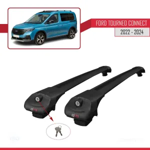 Ford Tourneo Connect V761 2022 Sonrası ACE-1 Ara Atkı Tavan Barı Siyah - Görsel 4