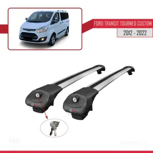 Ford Transit Tourneo - Custom 2012-2023 Arası ile uyumlu ACE-1 Ara Atkı Tavan Barı GRİ thumb 4