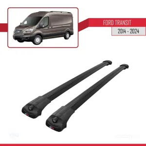 Ford Transit V347/V348/V363 2014 ve Sonrası ile uyumlu ACE-1 Ara Atkı Tavan Barı SİYAH - Görsel 3