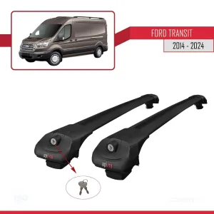 Ford Transit 2014 ve Sonrası ile uyumlu ACE-1 Ara Atkı Tavan Barı SİYAH thumb 4
