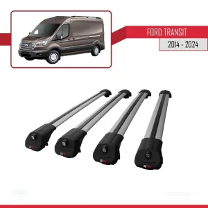 Ford Transit V347/V348/V363 2014 ve Sonrası ile uyumlu ACE-1 Ara Atkı Tavan Barı GRİ 4 ADET BAR - Görsel 4