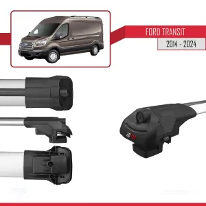 Ford Transit V347/V348/V363 2014 ve Sonrası ile uyumlu ACE-1 Ara Atkı Tavan Barı GRİ 4 ADET BAR - Görsel 5