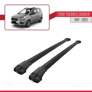 Tourneo Courier 2017-2022 Arası ile uyumlu ACE-1 Ara Atkı Tavan Barı SİYAH - Görsel 3