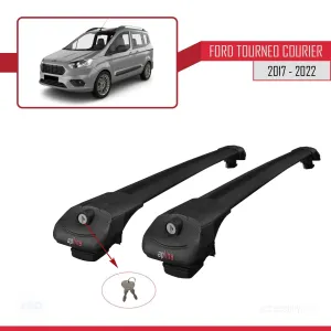 Tourneo Courier 2017-2022 Arası ile uyumlu ACE-1 Ara Atkı Tavan Barı SİYAH - Görsel 4