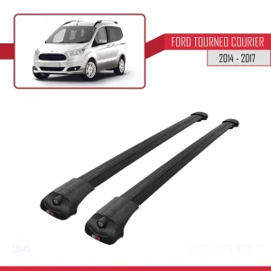 Ford Tourneo Courier B460 2014-2017 Arası ile uyumlu ACE-1 Ara Atkı Tavan Barı SİYAH - Görsel 3
