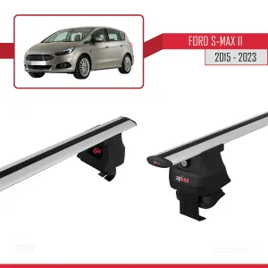 S-Max II 2015-2023 Arası ile uyumlu ACE-4 Ara Atkı Tavan Barı GRİ - Görsel 3