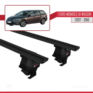 Ford Mondeo III Wagon 2007-2010 Arası ile uyumlu ACE-4 Ara Atkı Tavan Barı SİYAH - Görsel 4
