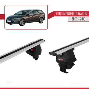 Ford Mondeo III Wagon 2007-2010 Arası ile uyumlu ACE-4 Ara Atkı Tavan Barı GRİ thumb 3