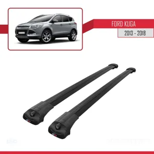 Ford Kuga 2013-2018 Arası ile uyumlu ACE-1 Ara Atkı Tavan Barı SİYAH - Görsel 3