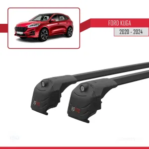 Ford KUGA (CX482) 2020 ve Sonrası ile uyumlu ACE-2 Ara Atkı Tavan Barı SİYAH - Görsel 4