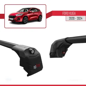 Ford KUGA (CX482) 2020 ve Sonrası ile uyumlu ACE-2 Ara Atkı Tavan Barı SİYAH - Görsel 5