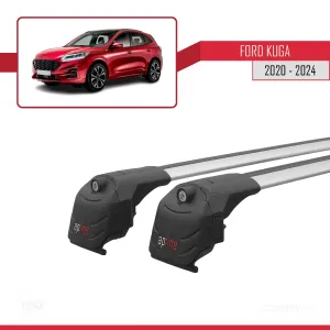 Ford KUGA (CX482) 2020 ve Sonrası ile uyumlu ACE-2 Ara Atkı Tavan Barı GRİ - Görsel 4