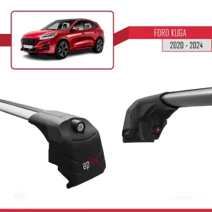 Ford KUGA (CX482) 2020 ve Sonrası ile uyumlu ACE-2 Ara Atkı Tavan Barı GRİ - Görsel 5