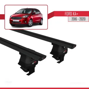Ford Ka Ka+ + 2016-2020 Arası ile uyumlu ACE-4 Ara Atkı Tavan Barı SİYAH - Görsel 4