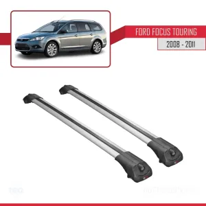 Ford Focus TOURİNG 2008-2011 Arası ile uyumlu ACE-1 Ara Atkı Tavan Barı GRİ - Görsel 3