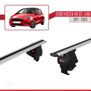 Ford Fiesta VII ST-Line 2017-2023 Arası ile uyumlu ACE-4 Ara Atkı Tavan Barı GRİ thumb 3