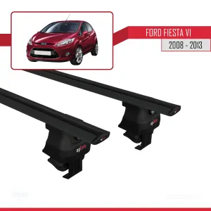 Ford Fiesta VI 2008-2013 Arası ile uyumlu ACE-4 Ara Atkı Tavan Barı SİYAH - Görsel 4