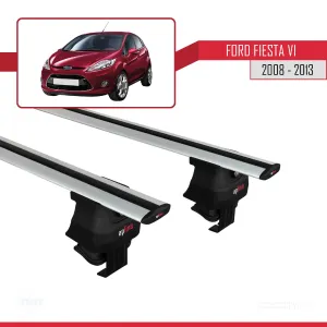 Ford Fiesta VI 2008-2013 Arası ile uyumlu ACE-4 Ara Atkı Tavan Barı GRİ thumb 2
