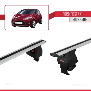 Ford Fiesta VI 2008-2013 Arası ile uyumlu ACE-4 Ara Atkı Tavan Barı GRİ thumb 3