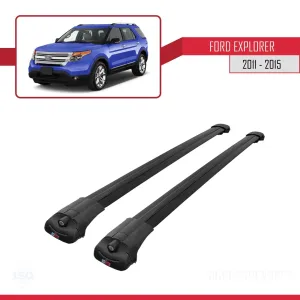 Ford Explorer 2011-2015 Arası ile uyumlu ACE-1 Ara Atkı Tavan Barı SİYAH - Görsel 3