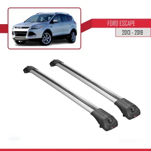 Ford Escape C520 2013-2019 Arası ile uyumlu ACE-1 Ara Atkı Tavan Barı GRİ - Görsel 3