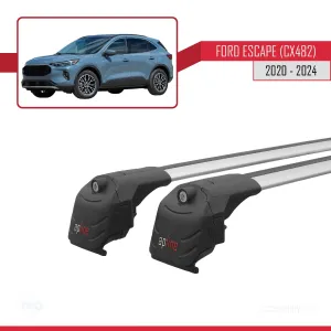 Ford ESCAPE (CX482) 2020+ Sonrası ile uyumlu ACE-2 Ara Atkı Tavan Barı GRİ thumb 4