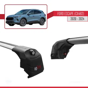 Ford ESCAPE (CX482) 2020+ Sonrası ile uyumlu ACE-2 Ara Atkı Tavan Barı GRİ thumb 5