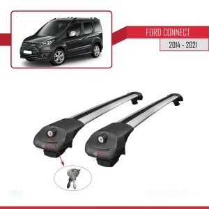 Ford Connect V408 2014-2021 Arası ile uyumlu ACE-1 Ara Atkı Tavan Barı GRİ - Görsel 4