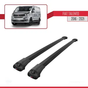 Fiat Talento 2016-2021 Arası ile uyumlu ACE-1 Ara Atkı Tavan Barı SİYAH thumb 3