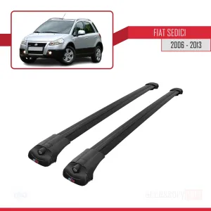 Fiat Sedici 2006-2013 Arası ile uyumlu ACE-1 Ara Atkı Tavan Barı SİYAH - Görsel 3