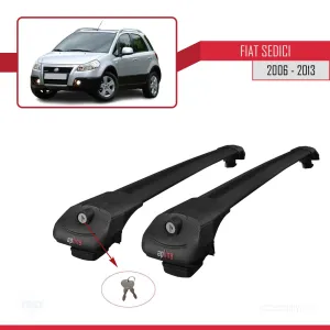 Fiat Sedici 2006-2013 Arası ile uyumlu ACE-1 Ara Atkı Tavan Barı SİYAH - Görsel 4