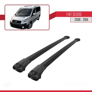 Fiat Scudo 2006-2016 Arası ile uyumlu ACE-1 Ara Atkı Tavan Barı SİYAH - Görsel 3