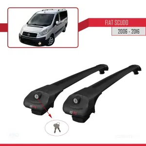 Fiat Scudo 2006-2016 Arası ile uyumlu ACE-1 Ara Atkı Tavan Barı SİYAH - Görsel 4