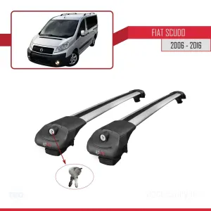 Fiat Scudo 2006-2016 Arası ile uyumlu ACE-1 Ara Atkı Tavan Barı GRİ - Görsel 4