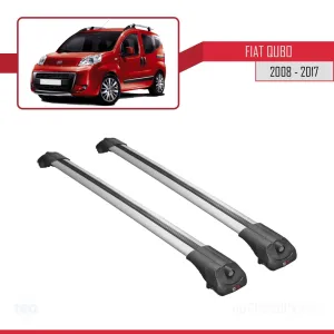 Fiat Qubo Type 225 2008-2017 Arası ile uyumlu ACE-1 Ara Atkı Tavan Barı GRİ - Görsel 3