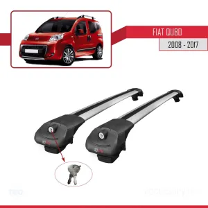 Fiat Qubo Type 225 2008-2017 Arası ile uyumlu ACE-1 Ara Atkı Tavan Barı GRİ - Görsel 4