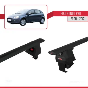 Fiat Punto Evo (199) 2009-2012 Arası ile uyumlu ACE-4 Ara Atkı Tavan Barı SİYAH - Görsel 5