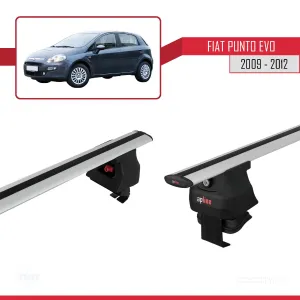 Fiat Punto Evo (199) 2009-2012 Arası ile uyumlu ACE-4 Ara Atkı Tavan Barı GRİ - Görsel 3