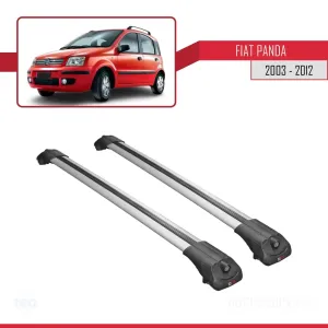 Fiat Panda 2003-2012 Arası ile uyumlu ACE-1 Ara Atkı Tavan Barı GRİ thumb 3
