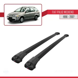 Fiat Palio WEEKEND 1996-2007 Arası ile uyumlu ACE-1 Ara Atkı Tavan Barı SİYAH - Görsel 3