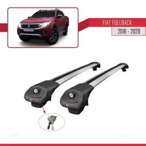 Fiat Fullback 2016-2020 Arası ile uyumlu ACE-1 Ara Atkı Tavan Barı GRİ thumb 4
