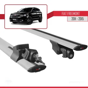 Fiat Freemont 2011-2015 Arası ile uyumlu HOOK Model Anahtar Kilitli Ara Atkı Tavan Barı GRİ - Görsel 5