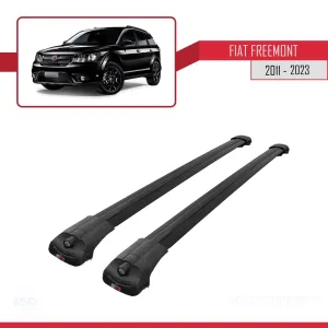 Fiat Freemont 2011-2015 Arası ile uyumlu ACE-1 Ara Atkı Tavan Barı SİYAH - Görsel 3