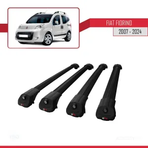 Fiat Fiorino 2007 ve Sonrası ile uyumlu ACE-1 Ara Atkı Tavan Barı SİYAH 4 ADET BAR thumb 4