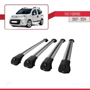 Fiat Fiorino 2007 ve Sonrası ile uyumlu ACE-1 Ara Atkı Tavan Barı GRİ 4 ADET BAR thumb 4