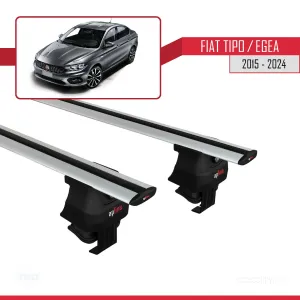 Fiat Egea Tipo 2015 ve Sonrası ile uyumlu ACE-4 Ara Atkı Tavan Barı GRİ thumb 4