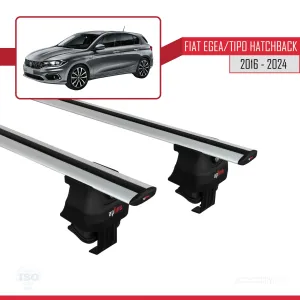 Fiat Egea / Tipo Hatchback 2016 ve Sonrası ile uyumlu ACE-4 Ara Atkı Tavan Barı GRİ thumb 2